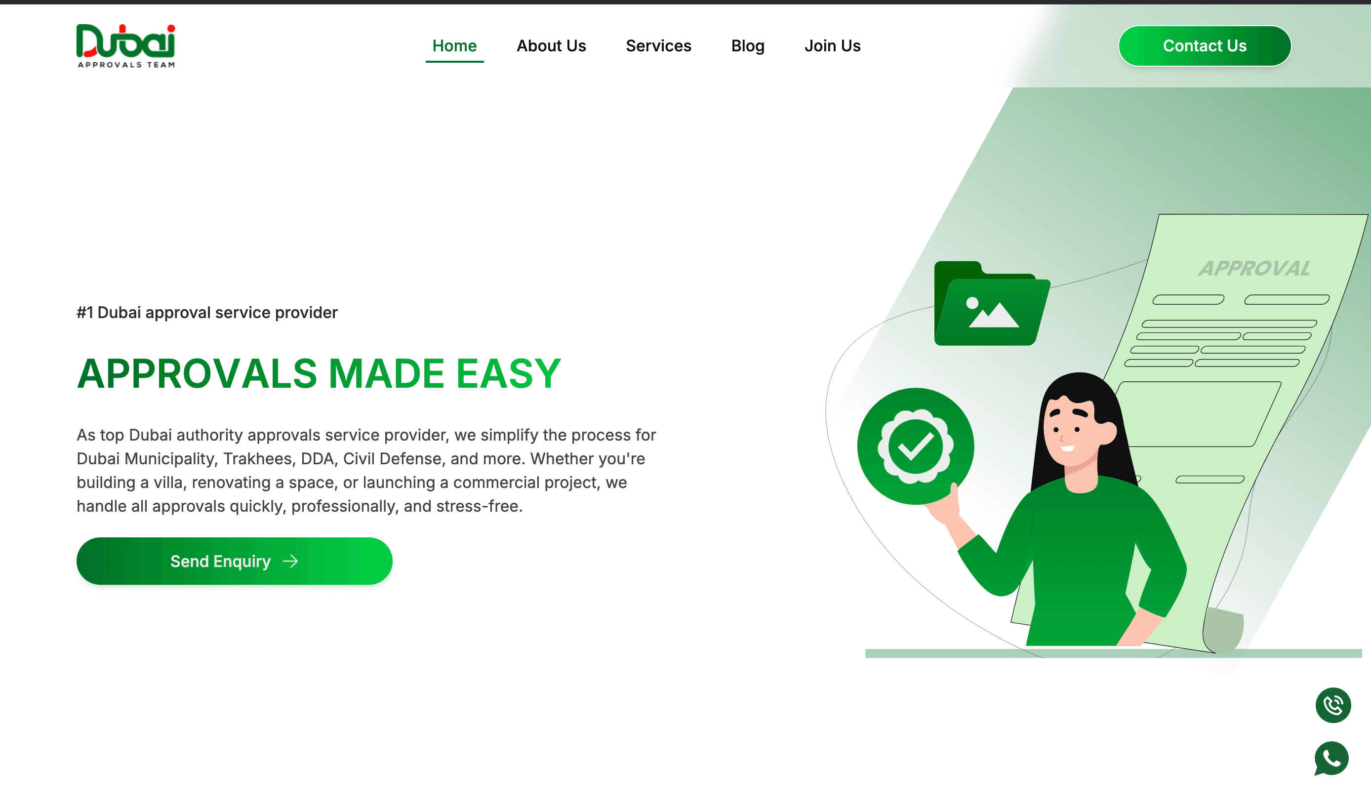 Dubai Approvals project screenshot