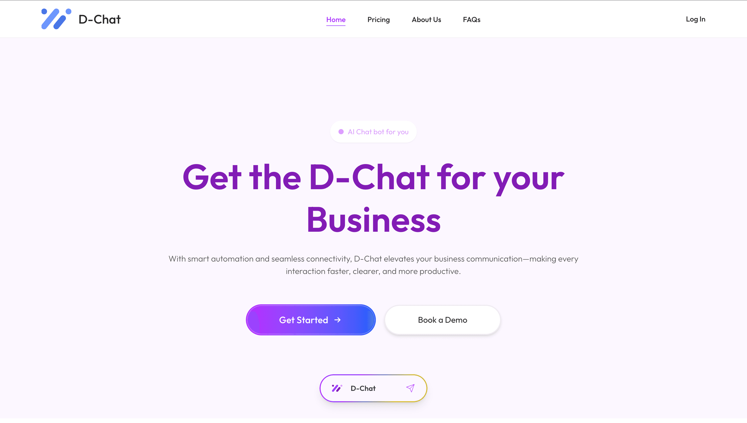 D-Chat project screenshot